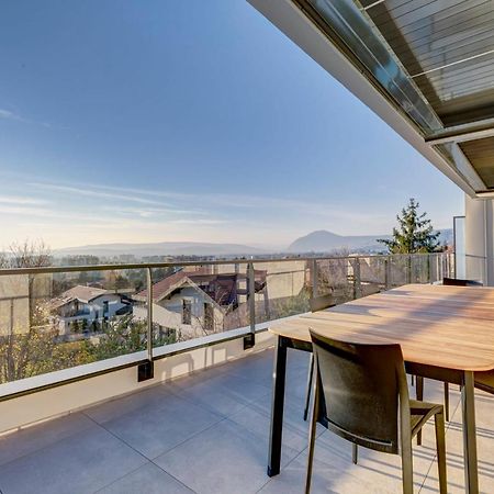Serenity - 3 Bedroom Top Floor Apartment Parking & Lake View Terrace Annecy Exteriör bild