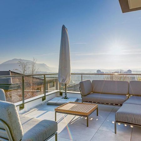Serenity - 3 Bedroom Top Floor Apartment Parking & Lake View Terrace Annecy Exteriör bild